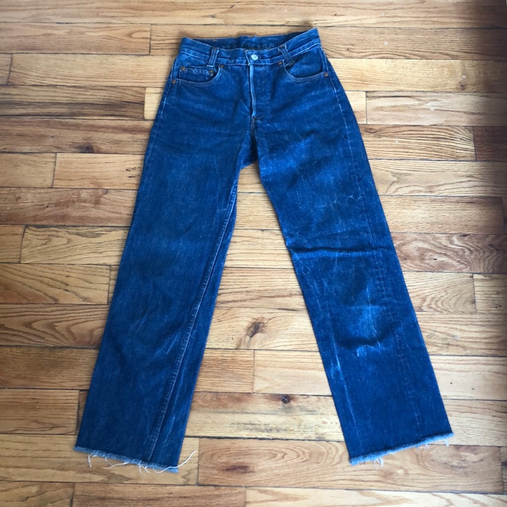 vintage levi’s students 701 jean xxs xs